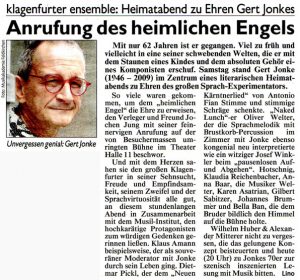 Anrufung des heimlichen Engels | Kronen Zeitung | 2016-02-08