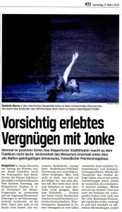 Vorsichtig erlebtes Vergnügen mit Jonke | Kritik zu Die versunkene Kathedrale | KTZ | 2013-03-09