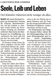 Seele, Leib und Leben | Kleine Zeitung | 2014-07-22
